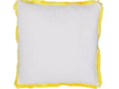 Sæt af 2 pyntepuder MANJU Velour 45 x 45 cm Gul Dyremønster