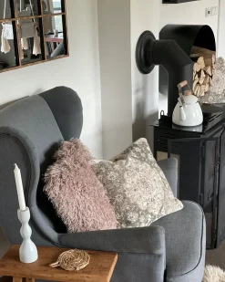Sæt af 2 pyntepuder MIMISAL Bomuld 45 x 45 cm Brun Orientalsk mønster