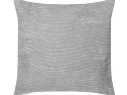 Sæt af 2 pyntepuder NOLANA 45 x 45 cm Grå Ensfarvet