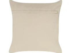 Sæt af 2 pyntepuder OUJDA Bomuld 50 x 50 cm Rosa guld Geometrisk mønster