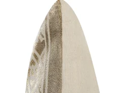 Sæt af 2 pyntepuder OUJDA Bomuld 50 x 50 cm Guld Geometrisk mønster
