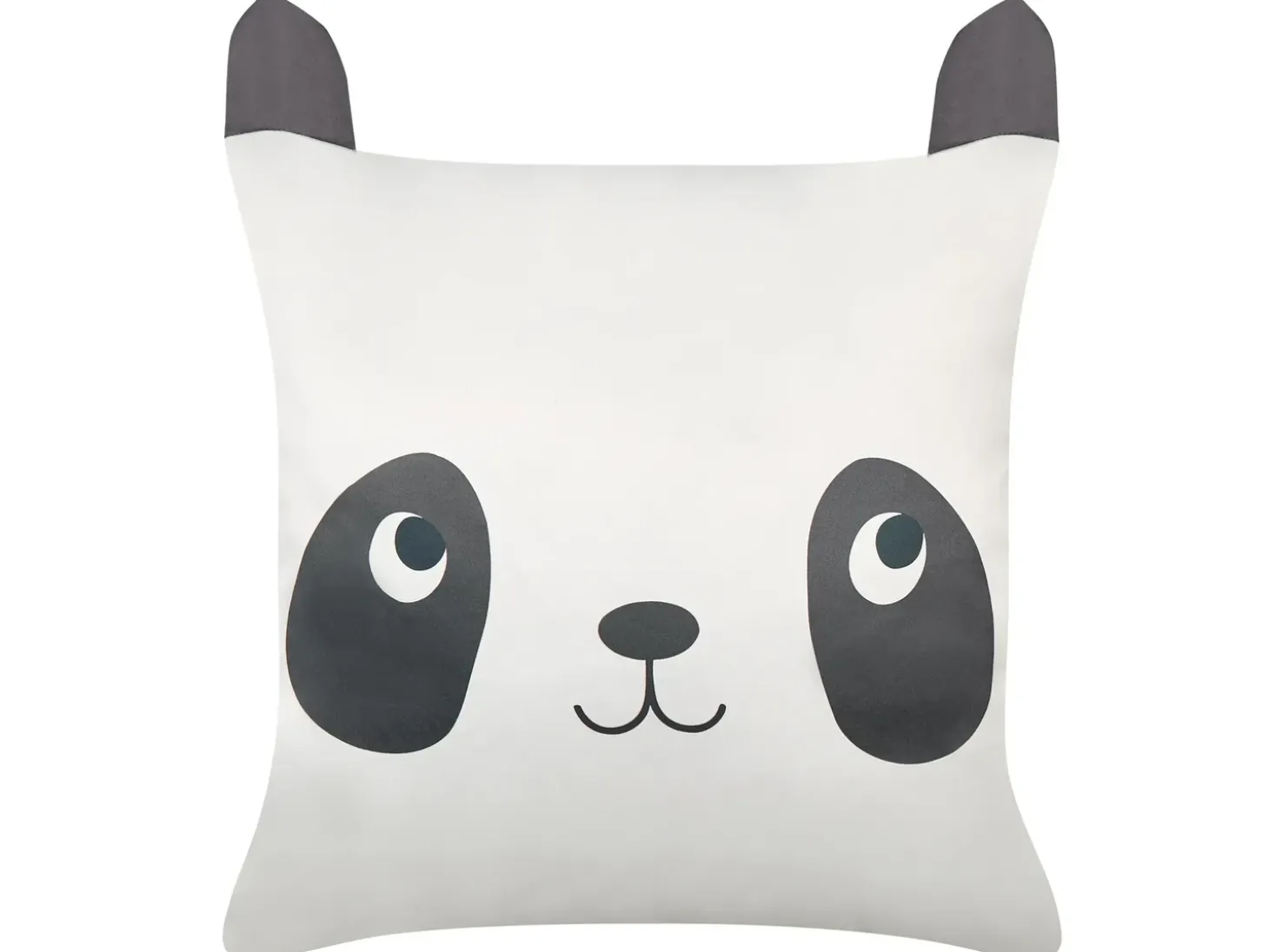 Sæt af 2 pyntepuder PANDAPAW Bomuld 45 x 45 cm Hvid