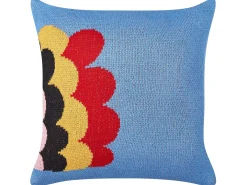 Sæt af 2 pyntepuder PASHOT Bomuld 45 x 45 cm Blå