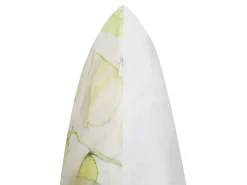 Sæt af 2 pyntepuder PEPEROMIA Bomuld 45 x 45 cm Hvid Plante mønster