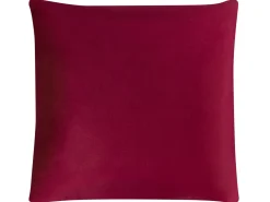 Sæt af 2 pyntepuder PINUS Velour 45 x 45 cm Rød Geometrisk mønster