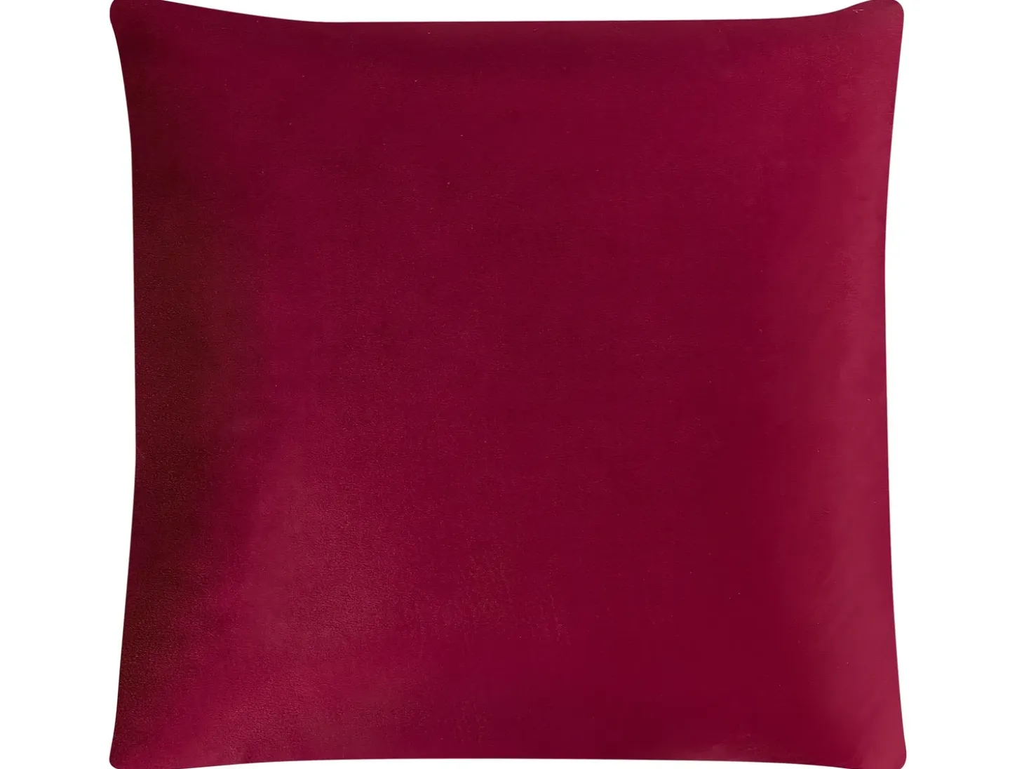 Sæt af 2 pyntepuder PINUS Velour 45 x 45 cm Rød Geometrisk mønster
