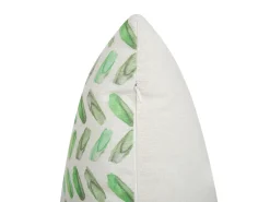 Sæt af 2 pyntepuder PRUNUS 45 x 45 cm Grøn Abstraktmønster