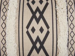 Sæt af 2 pyntepuder PULMONARIA 30 x 50 cm Beige Geometrisk mønster