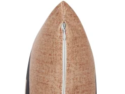 Sæt af 2 pyntepuder SEBES Velour 45 x 45 cm Beige Abstraktmønster