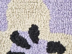 Sæt af 2 pyntepuder SOAPWORT Bomuld 45 x 45 cm Purpur