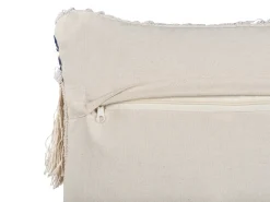 Sæt af 2 pyntepuder SOFCA Bomuld 45 x 45 cm Beige Geometrisk mønster