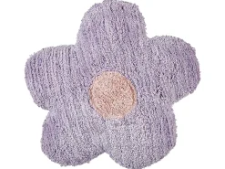 Sæt af 2 pyntepuder SORREL Bomuld 30 x 30 cm Lilla Blomst
