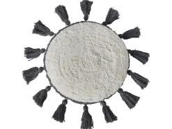 Sæt af 2 pyntepuder THISTLE Bomuld 40 x 40 cm Cremehvid