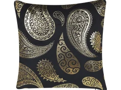 Sæt af 2 pyntepuder URSINIA Velour 45 x 45 cm Guld Orientalsk mønster