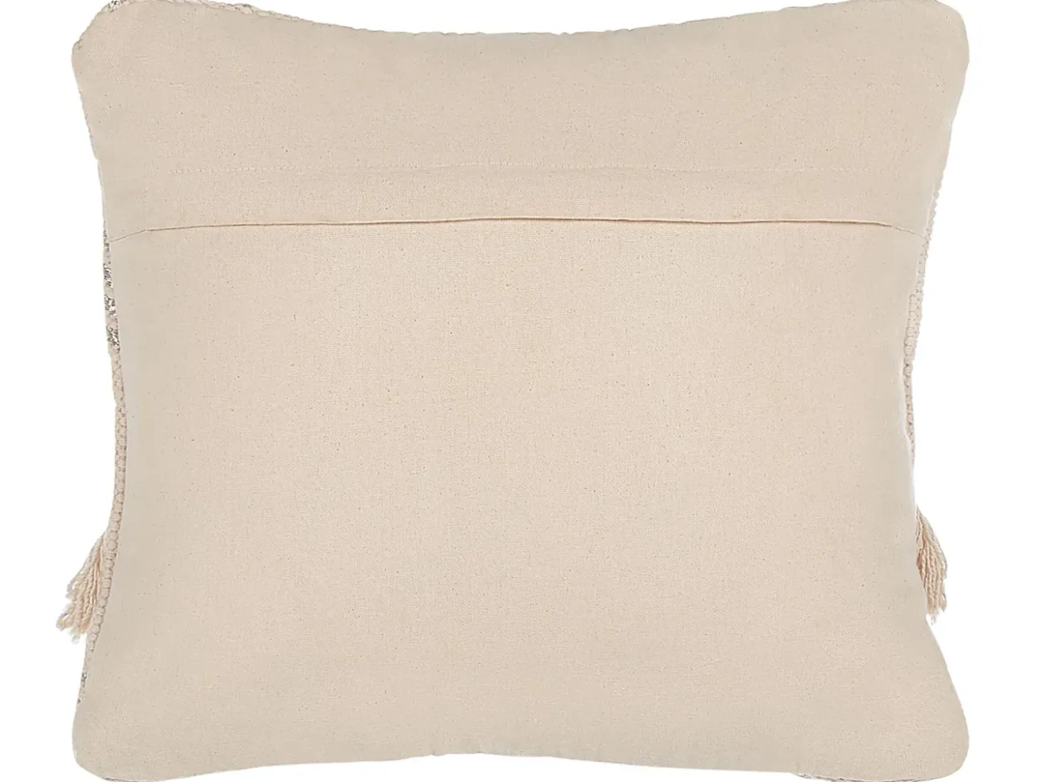 Sæt af 2 pyntepuder VAYALI Bomuld 45 x 45 cm Beige Stribet mønster