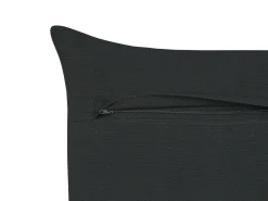 Sæt af 2 pyntepuder VELOOR Bomuld 30 x 50 cm Mørkegrå Orientalsk mønster