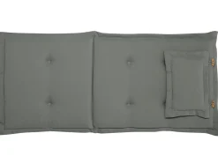 Sæt af 2 ryg-/siddehynder JAVA/AMANTEA 50 x 70 cm Grå