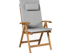 Sæt af 6 ryg-/siddehynder JAVA/AMANTEA PREMIUM 50 x 71 cm Lysegrå