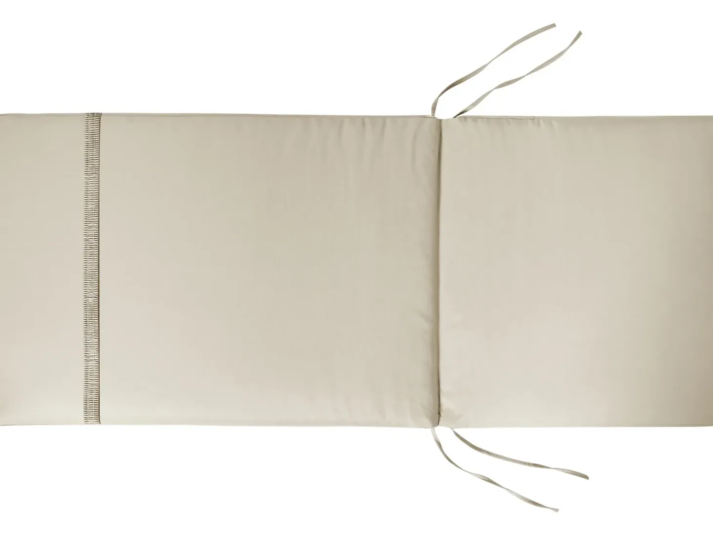 Sæt af 6 ryg-/siddehynder JAVA/AMANTEA PREMIUM 50 x 71 cm Brungrå