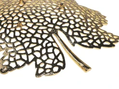 Sæt af 3 smykkeskåle Blad PEMALI Metal Guld