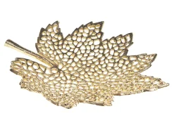 Sæt af 3 smykkeskåle Blad PEMALI Metal Guld