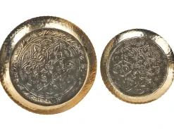 Sæt af 2 smykkeskåle SADANE Metal Guld