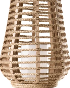 Sæt af 2 Solcelledrevne lanterne GWAYI 34 cm Naturlig