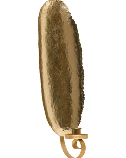 Sæt af 2 væglysestager FEIJO Metal 44 cm Guld