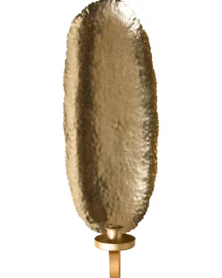 Sæt af 2 væglysestager FEIJO Metal 44 cm Guld