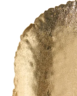Sæt af 2 væglysestager FEIJO Metal 44 cm Guld