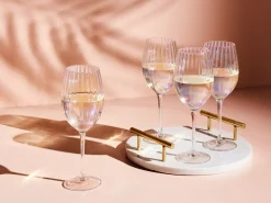 Sæt af 4 vinglas MORGANITE 530 ml Transparent