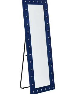Stående spejl ANSOUIS 150 cm Velour Navy Blå