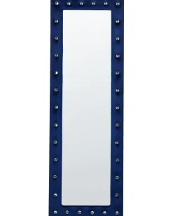 Stående spejl ANSOUIS 150 cm Velour Navy Blå