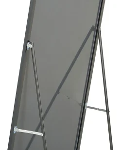 Stående spejl BEAUVAIS 156 cm Metal Sort