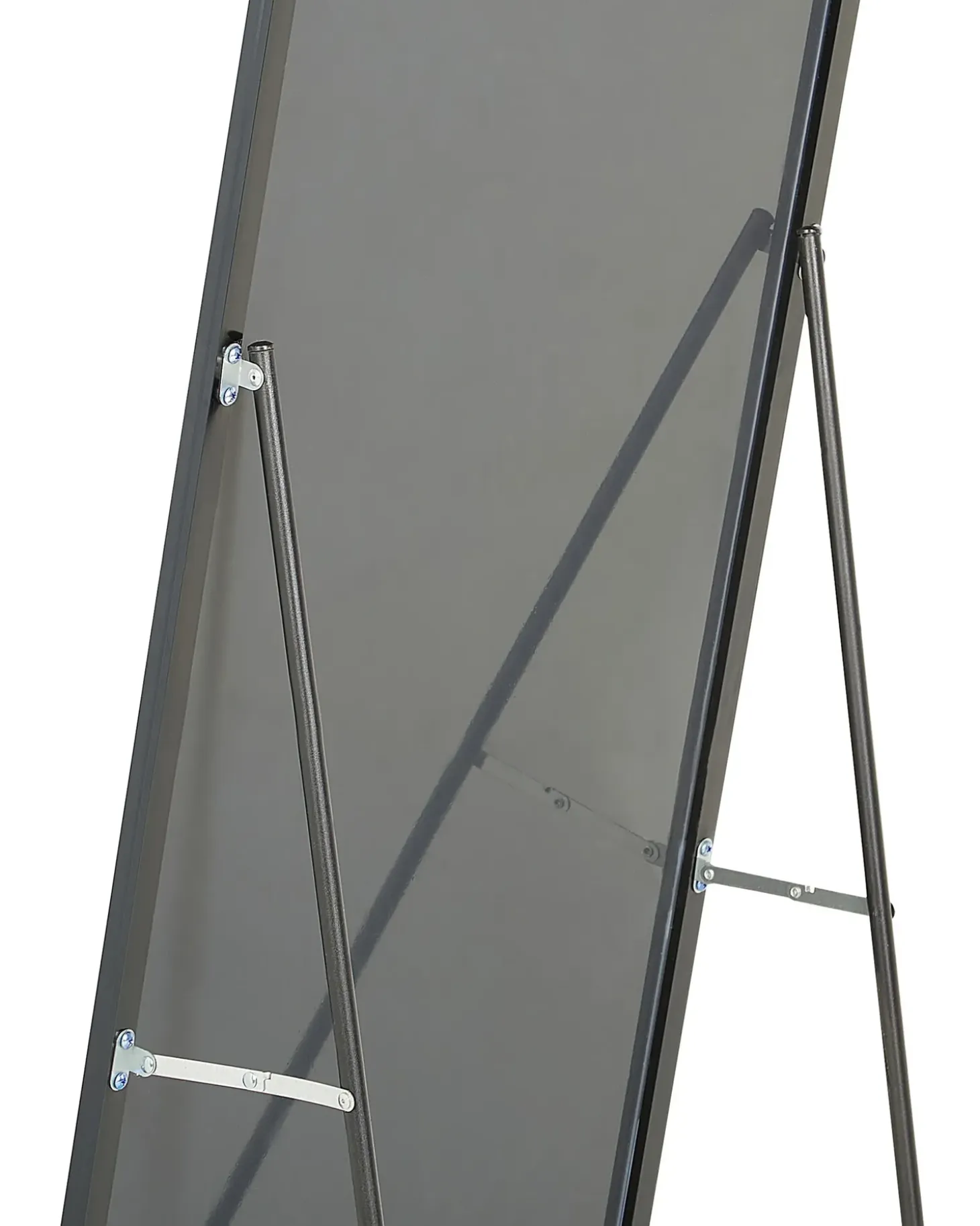 Stående spejl BEAUVAIS 156 cm Metal Sort