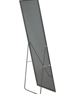 Stående spejl BEAUVAIS 156 cm Metal Sort