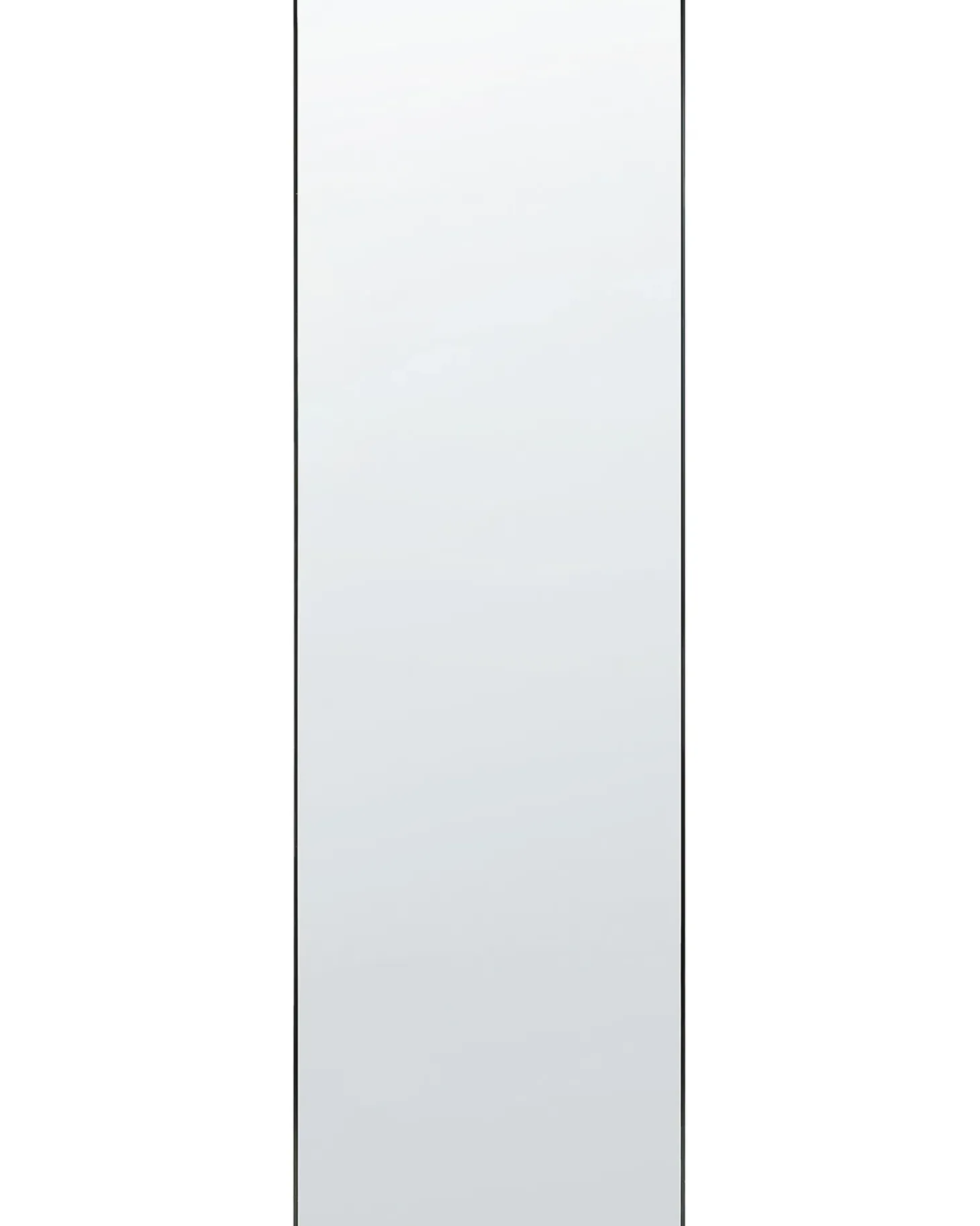 Stående spejl BEAUVAIS 156 cm Metal Sort