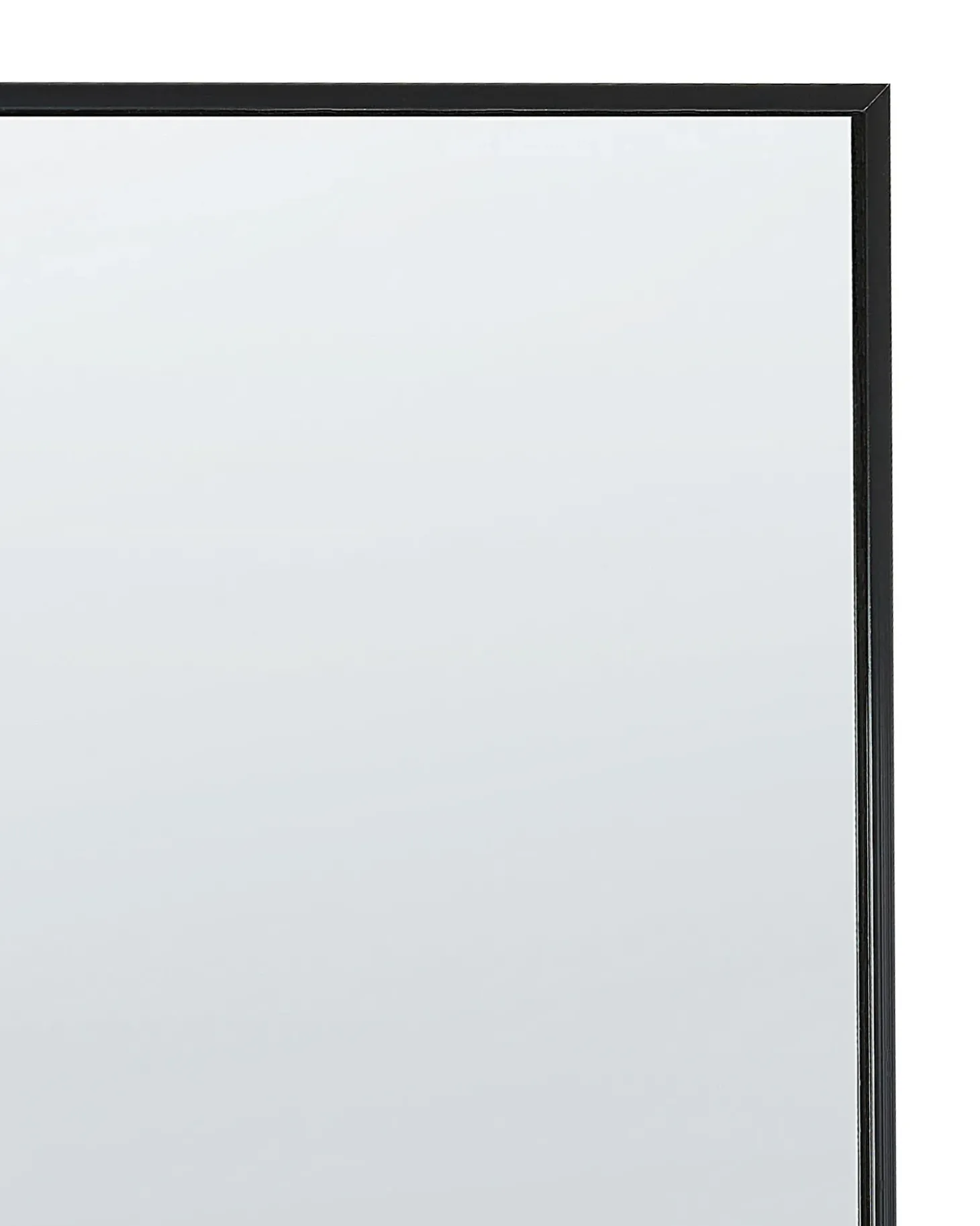 Stående spejl BEAUVAIS 156 cm Metal Sort