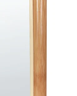 Stående spejl BRUSSEY 170 cm Rattan Naturlig