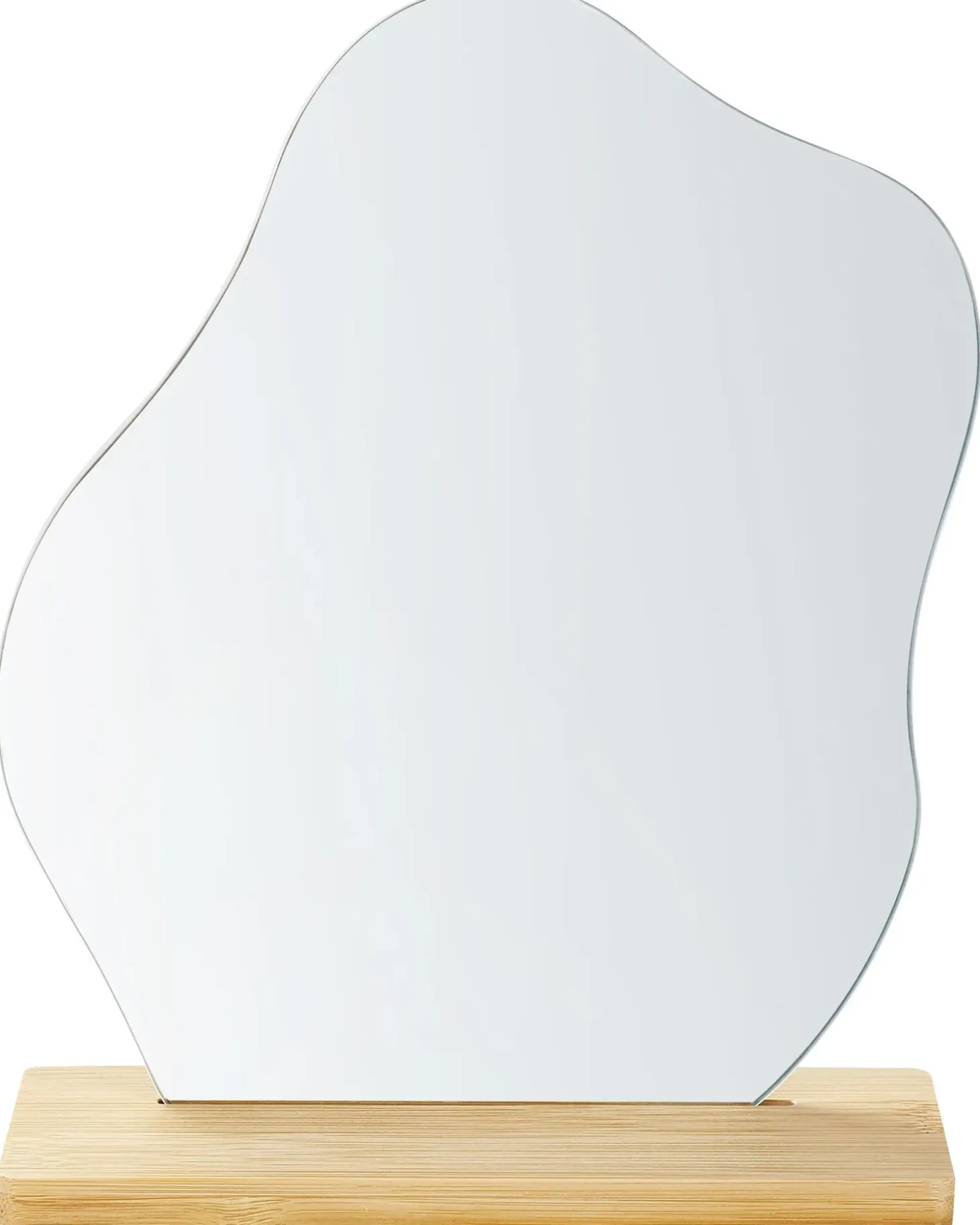 Stående spejl LOZERE 19 cm 22 cm Bambus Lysebrun