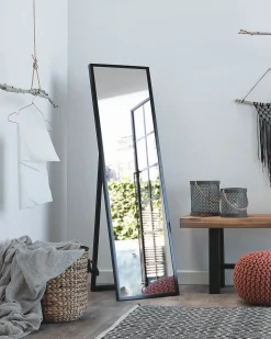 Stående spejl TORCY 140 cm Sort