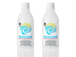 Sæt med 2 antibakterielle væsker til vandmadrasser BIOCLEAR