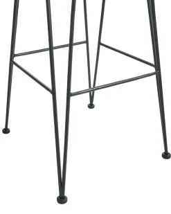 Sæt med 2 barstole CASSITA Rattan Brun