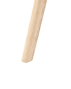 Sæt med 2 barstole CHARLESTON Træ Lysebrun/lys beige