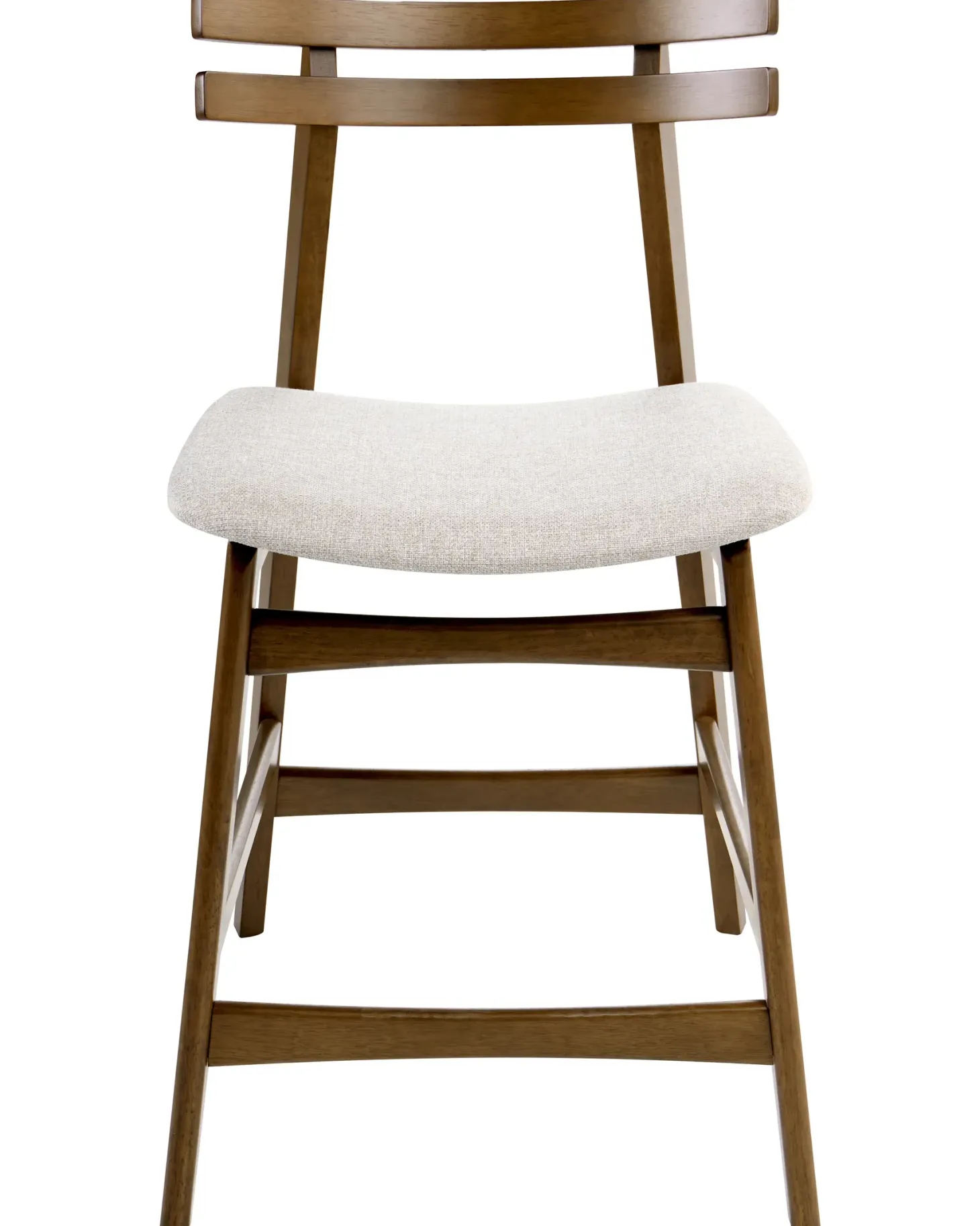 Sæt med 2 barstole CYNTHIANA Træ Brun/lys beige