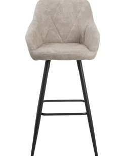 Sæt med 2 barstole DARIEN Beige