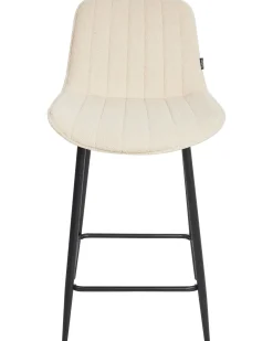 Sæt med 2 barstole DUBROVNIK Boucle Lys Beige