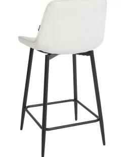 Sæt med 2 barstole DUBROVNIK Velour Lys Beige