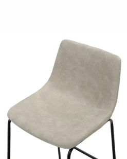 Sæt med 2 barstole FRANKS Beige