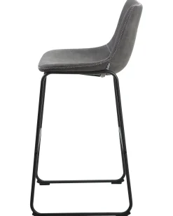 Sæt med 2 barstole FRANKS Grå